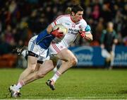 24 January 2015; Sean Cavanagh, Tyrone, in action against Rory Dunne, Cavan. McKenna Cup Final, Tyrone v Cavan, Athletic Grounds, Armagh. Picture credit: Oliver McVeigh / SPORTSFILE