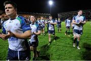 24 January 2015;  Connacht players appalled their supporters after the game. European Rugby Champions Cup 2014/15, Pool 2, Round 6, La Rochelle v Connacht, Stade Marcel Deflandre, La Rochelle, France. Picture credit: Ray Ryan / SPORTSFILE