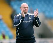 15 September 2007; Linfield manager David Jeffrey applauds the fans before the game. CIS Insurance Cup, Group A, Ballymena United v Linfield, The Showgrounds, Ballymena, Co. Antrim. Picture credit; Oliver McVeigh / SPORTSFILE