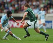 30 September 2007; Ireland's Brian O'Driscoll  in action against Argentina. 2007 Rugby World Cup, Pool D, Ireland v Argentina, Parc des Princes, Paris, France. Picture credit; Brian Lawless / SPORTSFILE