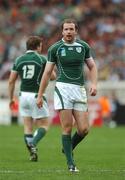 30 September 2007; Ireland's Geordan Murphy. 2007 Rugby World Cup, Pool D, Ireland v Argentina, Parc des Princes, Paris, France. Picture credit; Brian Lawless / SPORTSFILE