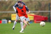 9 October 2007; Republic of Ireland's Robbie Keane during squad training. Gannon Park, Malahide, Co. Dublin. Picture credit; David Maher / SPORTSFILE