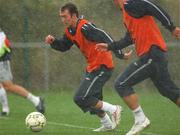 9 October 2007; Republic of Ireland's Aiden McGeady during squad training. Gannon Park, Malahide, Co. Dublin. Picture credit; David Maher / SPORTSFILE