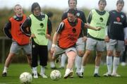 9 October 2007; Republic of Ireland's Robbie Keane during squad training. Gannon Park, Malahide, Co. Dublin. Picture credit; Caroline Quinn / SPORTSFILE