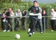 11 October 2007; Republic of Ireland's Shay Given during squad training. Gannon Park, Malahide, Co. Dublin. Picture credit; Caroline Quinn / SPORTSFILE