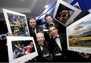 23 January 2015; Sportsfile award winning photographers, clockwise from top left: Stephen McCarthy, Ramsey Cardy, Matt Browne and Ray McManus at the Press Photographers Association of Ireland - Press Photographer of the Year Awards 2015, Ballsbridge Hotel, Pembroke Road. Picture credit: Chris Bellew / Fennell Photography