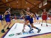 25 January 2015; Olivia Dupuy, Glanmire, in action against Edel Thornton, Brunel. Basketball Ireland U-20 Women’s National  Cup Final, DCU Mercy v Glanmire BC. National Basketball Arena, Tallaght, Dublin. Photo by Sportsfile