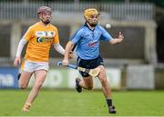 25 January 2015; Conor Murphy, Dublin, in action against Eoghan Campbell, Antrim. Bord na Mona Walsh Cup Group 2, Round 3, Dublin v Antrim, Parnell Park, Dublin. Picture credit: Oliver McVeigh / SPORTSFILE