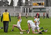 25 January 2015; Offaly players warm down after the game. Bord na Mona Walsh Cup Group 4, Round 3, Offaly v Galway, O'Connor Park, Tullamore, Co. Offaly. Picture credit: Matt Browne / SPORTSFILE