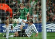 13 October 2007; Andy Keogh, Republic of Ireland, in action against Christoph Metzelder, Germany. 2008 European Championship Qualifier, Republic of Ireland v Germany, Croke Park, Dublin. Picture credit; Brian Lawless / SPORTSFILE