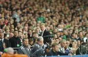 13 October 2007; Republic of Ireland manager Steven Staunton during the game. 2008 European Championship Qualifier, Republic of Ireland v Germany, Croke Park, Dublin. Picture credit; Paul Mohan / SPORTSFILE