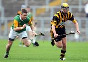 14 October 2007; Malachy Molloy, Dunloy, in action against Colm McManus, Ballycran. AIB Ulster Senior Hurling Club Championship Semi-Final Final, Dunloy v Ballycran, Casement Park, Belfast. Picture credit; Peter Morrison / SPORTSFILE