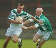 14 October 2007; Colm Parkinson, Portlaoise, in action against Jeremy Kavanagh, Stradbally. Laois Senior Football Championship Final, Portlaoise v Stradbally. O'Moore Park, Portlaoise. Picture credit; Pat Murphy / SPORTSFILE