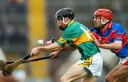 14 October 2007; Ryan Clifford, Newtownshandrum, in action against Patrick Fitzgerald, Erin's Own. Cork Senior Hurling Championship Final, Newtownshandrum v Erin's Own, Pairc Ui Chaoimh, Cork. Brendan Moran / SPORTSFILE