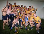 14 October 2007; The Dromore squad celebrate with the O'Neill cup. WJ Dolan Tyrone Senior Football Championship Final, Dromore v Coalisland, Healy Park, Omagh, Co. Tyrone. Picture credit; Oliver McVeigh / SPORTSFILE