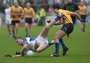 14 October 2007; Gerard Toner, Coalisland, in action against Colm Donnelly, Dromore. WJ Dolan Tyrone Senior Football Championship Final, Dromore v Coalisland, Healy Park, Omagh, Co. Tyrone. Picture credit; Oliver McVeigh / SPORTSFILE