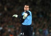 13 October 2007; Shay Given, Republic of Ireland goalkeeper. 2008 European Championship Qualifier, Republic of Ireland v Germany, Croke Park, Dublin. Picture credit; Pat Murphy / SPORTSFILE