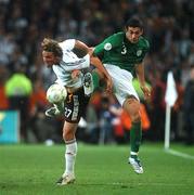 13 October 2007; Clemens Fritz, Germany, in action against Stephen Kelly, Republic of Ireland. 2008 European Championship Qualifier, Republic of Ireland v Germany, Croke Park, Dublin. Picture credit; Pat Murphy / SPORTSFILE