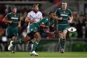 24 January 2015; Miles Benjamin, Leicester Tigers. European Rugby Champions Cup 2014/15, Pool 3, Round 6, Ulster v Leicester Tigers, Kingspan Stadium, Ravenhill Park, Belfast, Co. Antrim. Picture credit: Ramsey Cardy / SPORTSFILE