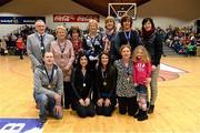 24 January 2015; The Lee Strand Tralee team and representatives of team members who won the 1990 Women's National Cup. Basketball Ireland Women's National Cup Final, Killester v Team Montenotte Hotel, National Basketball Arena, Tallaght, Dublin. Picture credit: Barry Cregg / SPORTSFILE