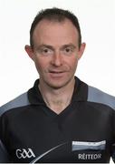 24 January 2015; Referee John Hickey. Gaelic Football referee portraits, Croke Park, Dublin. Picture credit: Ray McManus / SPORTSFILE