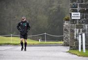 27 January 2015; Ireland head coach Joe Schmidt arrives for squad training. Ireland Rugby Squad Training, Carton House, Maynooth, Co. Kildare. Picture credit: David Maher / SPORTSFILE