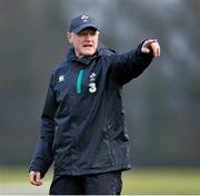 27 January 2015; Joe Schmidt , Ireland head coach, during squad training. Ireland Rugby Squad Training, Carton House, Maynooth, Co. Kildare. Picture credit: David Maher / SPORTSFILE