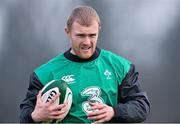 27 January 2015; Keith Earls, Ireland, during squad training. Ireland Rugby Squad Training, Carton House, Maynooth, Co. Kildare. Picture credit: David Maher / SPORTSFILE