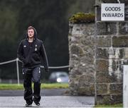 27 January 2015; Kieran Marmion, Ireland, arrives for squad training. Ireland Rugby Squad Training, Carton House, Maynooth, Co. Kildare. Picture credit: David Maher / SPORTSFILE