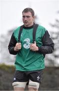 27 January 2015; Tommy O'Donnell, Ireland, arrives for squad training. Ireland Rugby Squad Training, Carton House, Maynooth, Co. Kildare. Picture credit: David Maher / SPORTSFILE