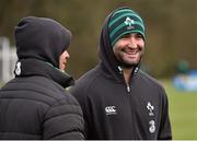 27 January 2015; Dave Kearney, Ireland, during squad training. Ireland Rugby Squad Training, Carton House, Maynooth, Co. Kildare. Picture credit: David Maher / SPORTSFILE