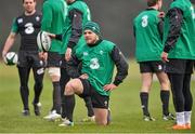 27 January 2015; Ian Madigan, Ireland, during squad training. Ireland Rugby Squad Training, Carton House, Maynooth, Co. Kildare. Picture credit: David Maher / SPORTSFILE