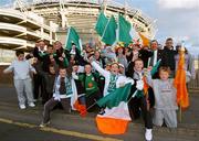 17 October 2007; A section of the 496 members of the Waterford United Supporters Club ahead of the game. 2008 European Championship Qualifier, Republic of Ireland v Cyprus, Croke Park, Dublin. Picture credit; Stephen McCarthy / SPORTSFILE