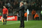 17 October 2007; Republic of Ireland manager Steve Staunton during the game. 2008 European Championship Qualifier, Republic of Ireland v Cyprus, Croke Park, Dublin. Picture credit; Brian Lawless / SPORTSFILE