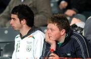 17 October 2007; Republic of Ireland fans watch the dying moments of the match. 2008 European Championship Qualifier, Republic of Ireland v Cyprus, Croke Park, Dublin. Picture credit; Brian Lawless / SPORTSFILE