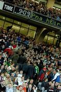 17 October 2007; Republic of Ireland fans head for the exits after Cyprus score. 2008 European Championship Qualifier, Republic of Ireland v Cyprus, Croke Park, Dublin. Picture credit; Stephen McCarthy / SPORTSFILE