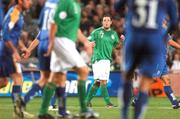17 October 2007; Republic of Ireland's Andy Reid reacts to his free kick miss. 2008 European Championship Qualifier, Republic of Ireland v Cyprus, Croke Park, Dublin. Picture credit; Brian Lawless / SPORTSFILE