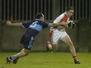 18 October 2007; Declan Lally, St. Brigid's, in action against John Reilly, St. Judes. Dublin Senior Football Championship Semi-Final, St. Jude's v St. Brigid's, Parnell Park, Dublin. Picture credit: Ray Lohan / SPORTSFILE