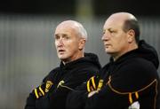 20 October 2007; Ulster joint managers Dominic McKinley and Terence McNaughton watch on from the sideline. M. Donnelly Inter-Provincial Hurling Championship Semi-Final, Connacht v Ulster, Sean MacCumhail Park, Ballybofey, Donegal. Picture credit; Oliver McVeigh / SPORTSFILE