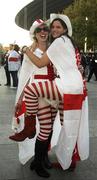 20 October 2007; England fans before the game. Rugby World Cup Final, South Africa v England,Stade de France, Paris. Picture credit; Paul Thomas / SPORTSFILE
