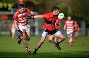 27 January 2015; Paul Geaney, UCC, in action against T.J. Brosnan, Cork IT. Independent.ie Sigerson Cup, Round 1, UCC v Cork IT, Mardyke, Cork. Picture credit: Barry Cregg / SPORTSFILE