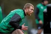 29 January 2015; Ireland's Keith Earls during squad training. Carton House, Maynooth, Co. Kildare. Picture credit: Stephen McCarthy / SPORTSFILE