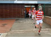 29 January 2015; Aidan Walsh, Cork IT, makes his way to the pitch with his team-mates for the second half. Independent.ie Fitzgibbon Cup, Group A, Round 1, DCU v Cork IT. Dublin City University, Dublin. Picture credit: Piaras Ó Mídheach / SPORTSFILE