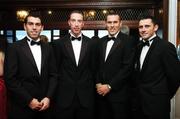 19 October 2007; Dublin footballers, from left, David Henry, Barry Cahill, Ciaran Whelan and Alan Brogan, during the 2007 Vodafone GAA All-Star Awards. Citywest Hotel, Conference, Leisure & Golf Resort, Saggart, Co. Dublin. Picture credit: Brendan Moran / SPORTSFILE
