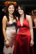 19 October 2007; Joanne O'Connor and Barbara Connolly, right, from Dublin, at the 2007 Vodafone GAA All-Star Awards. Citywest Hotel, Conference, Leisure & Golf Resort, Saggart, Co. Dublin. Picture credit: Brendan Moran / SPORTSFILE
