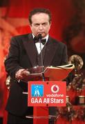 19 October 2007; Marty Morrissey of RTE during the 2007 Vodafone GAA All-Star Awards. Citywest Hotel, Conference, Leisure & Golf Resort, Saggart, Co. Dublin. Picture credit: Brendan Moran / SPORTSFILE