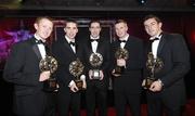 19 October 2007; Kerry players, from left, Colm Cooper, Marc O'Se, Darragh O'Se, Tomas O'Se and Aidan O'Mahony with their awards after the 2007 Vodafone GAA All-Star Awards. Citywest Hotel, Conference, Leisure & Golf Resort, Saggart, Co. Dublin. Picture credit: Ray McManus / SPORTSFILE