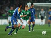 17 October 2007; Kevin Doyle, Republic of Ireland, in action against Paraskevas Christou, Cyprus. 2008 European Championship Qualifier, Republic of Ireland v Cyprus, Croke Park, Dublin. Picture credit; Brian Lawless / SPORTSFILE