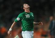 17 October 2007; Republic of Ireland's Robbie Keane. 2008 European Championship Qualifier, Republic of Ireland v Cyprus, Croke Park, Dublin. Picture credit; Brian Lawless / SPORTSFILE