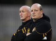 20 October 2007; Ulster joint managers Terence McNaughton, right, and Dominic McKinley. M. Donnelly Inter-Provincial Hurling Championship Semi-Final, Connacht v Ulster, Sean MacCumhail Park, Ballybofey, Donegal. Picture credit; Oliver McVeigh / SPORTSFILE